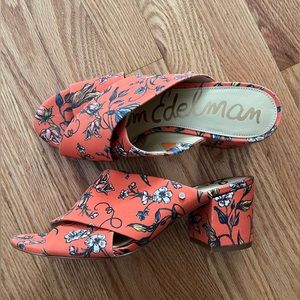 Sam Edelman Yaro floral block heel